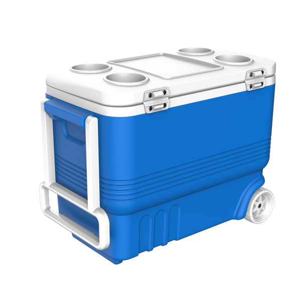Portable Cooler with Wheels for Vacation