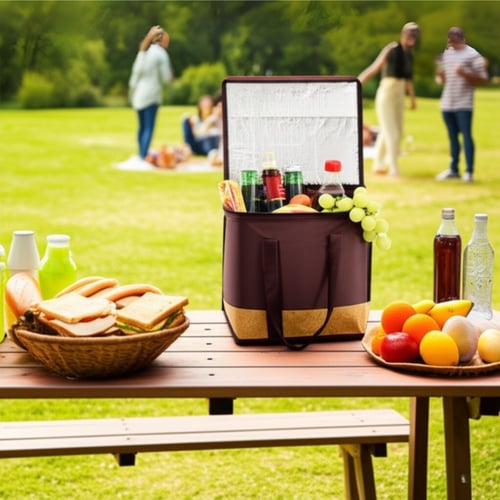 תיק קירור גדול לנשיאה נוחה