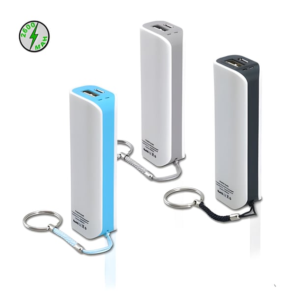 Portable Power Bank with Built-In Charging Cable