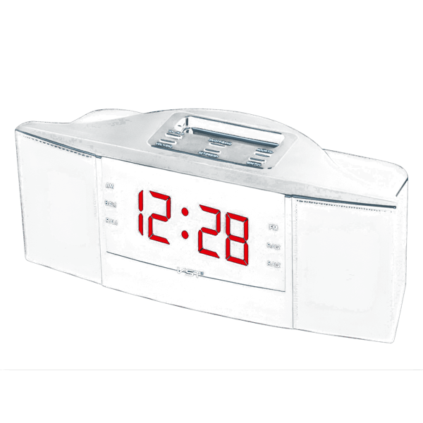 Easiny Digital Clock Radio with Bluetooth Speaker