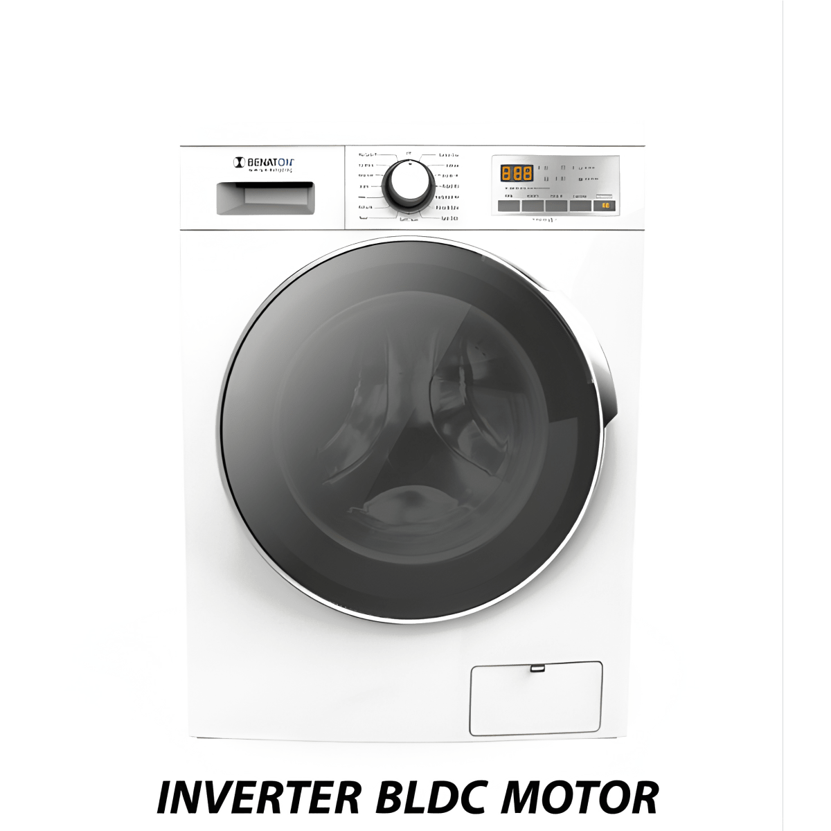 מכונת כביסה אינטנסיבית עם טכנולוגיית אינוורטר מתקדמת 8 ק״ג