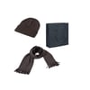 Stylish Winter Set: Synthetic Wool Hat & Scarf in Premium Bag