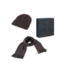 Stylish Winter Set: Synthetic Wool Hat & Scarf in Premium Bag