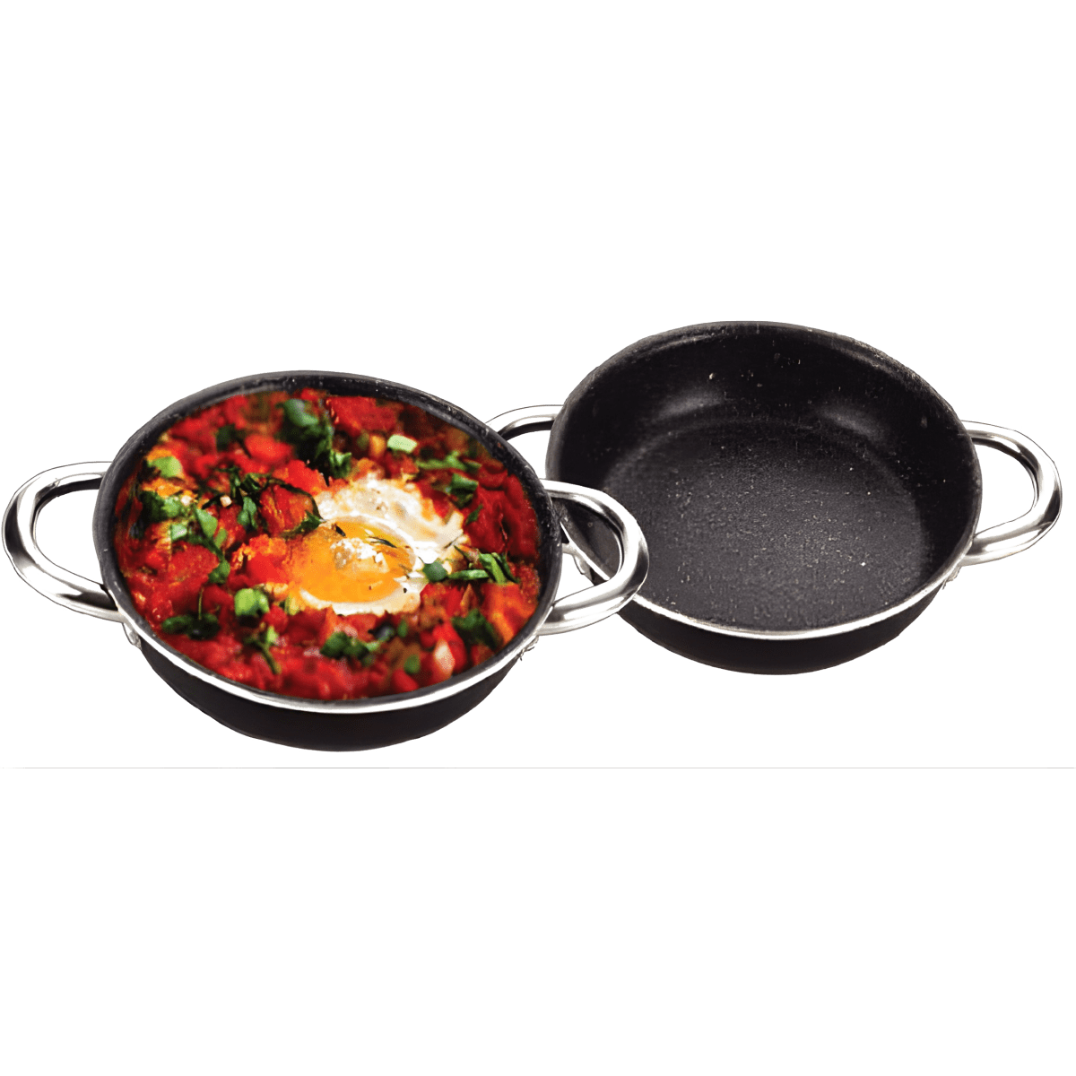 זוג מחבתות אלומניום לשקשוקה איכותית – עמידות וגיוון במטבח