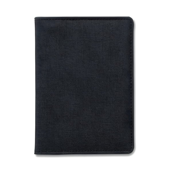 RFID Blocking Passport Wallet in Two-Tone Polyester
