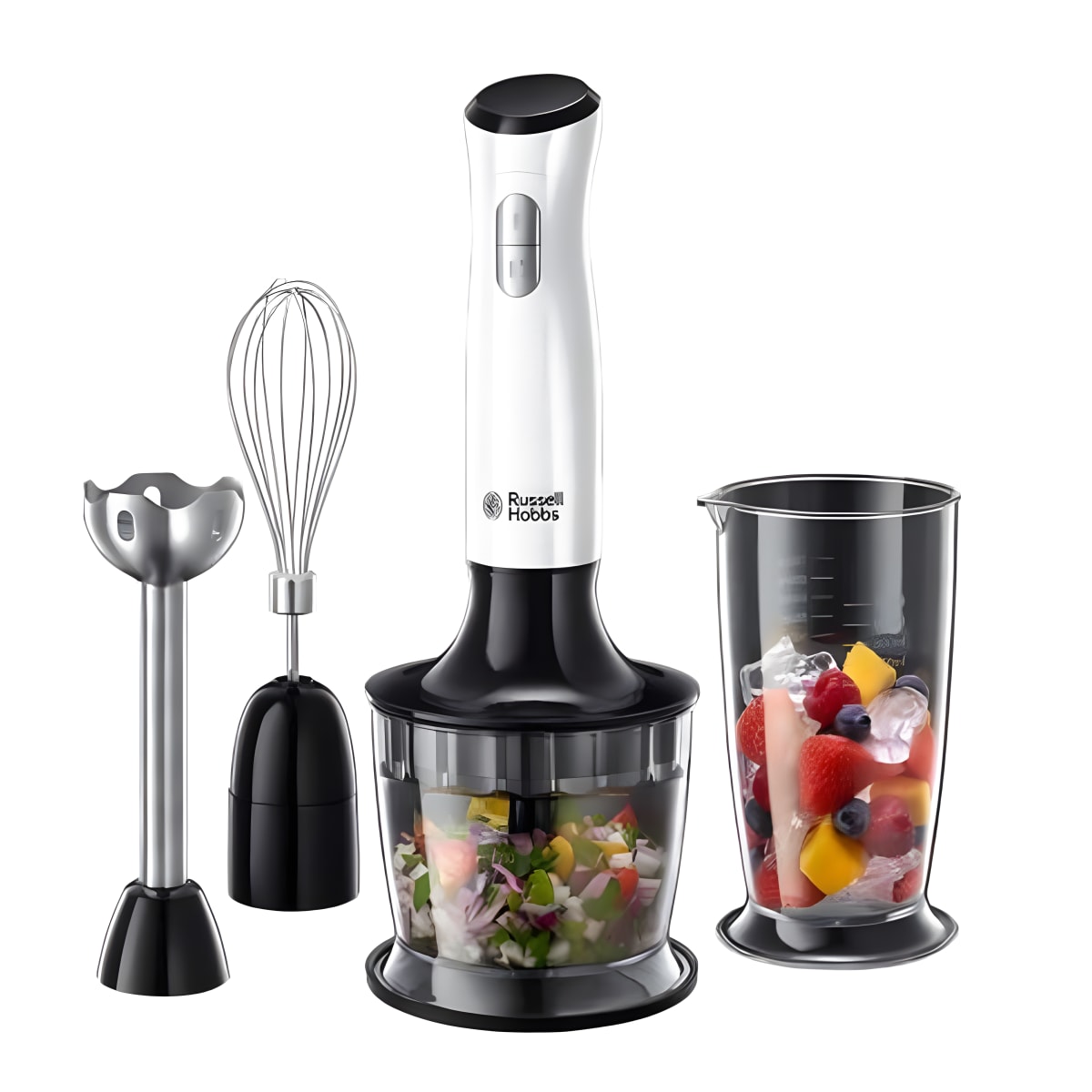 מוט בלנדר איכותי 3 ב-1 עם אביזרים נלווים