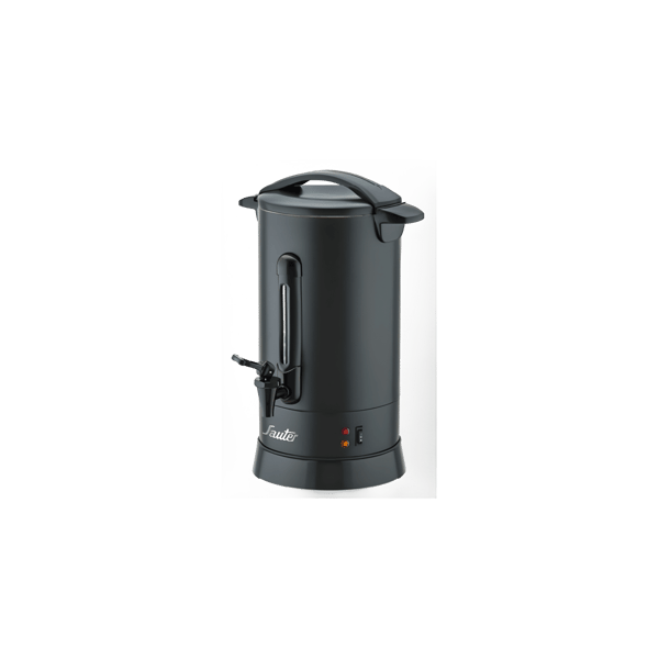 Black 12-Liter Hot Water Urn with Certification