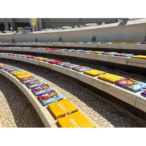 כרית ישיבה נוחה עם ספוג עבה