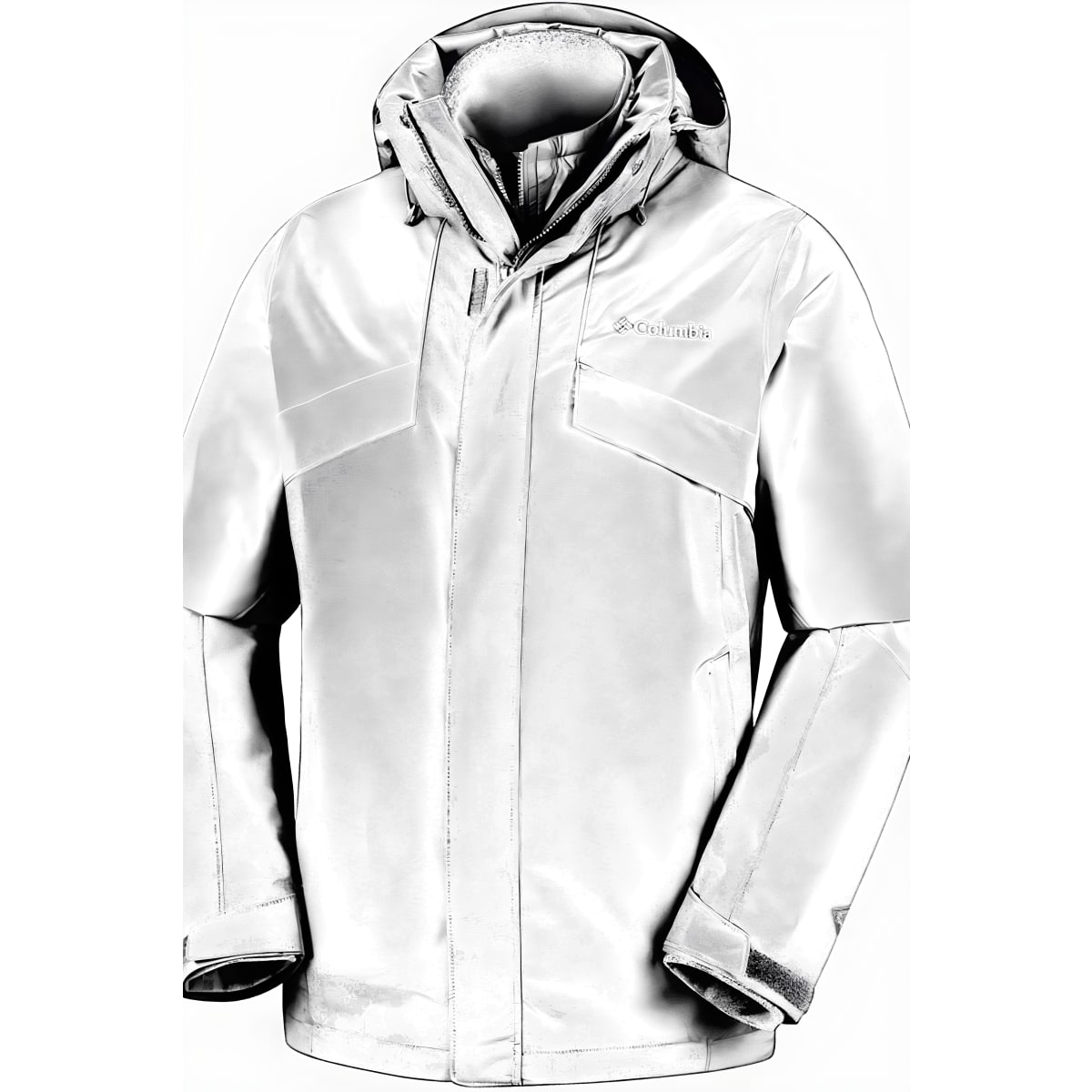 מעיל סקי טכני לגברים BUGABOO II מבית קולומביה עם חיבור פליז