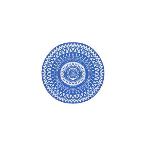 מחצלת חוף עגולה עם תיק נשיאה - קוטר 155 ס"מ