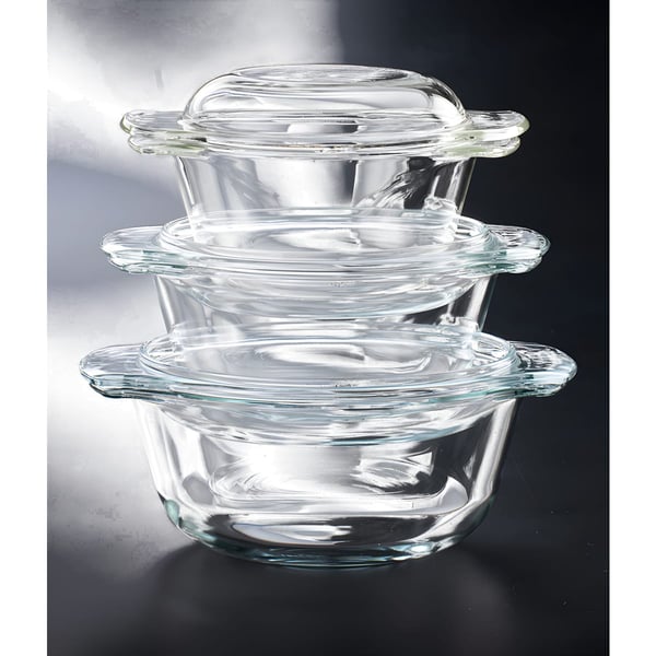 3-Piece Glass Cookware Set - The Perfect Corporate Gift
