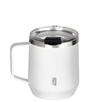 H2O-Pro ספל תרמי 420 מ"ל מנירוסטה עם ידית ומכסה אקרילי