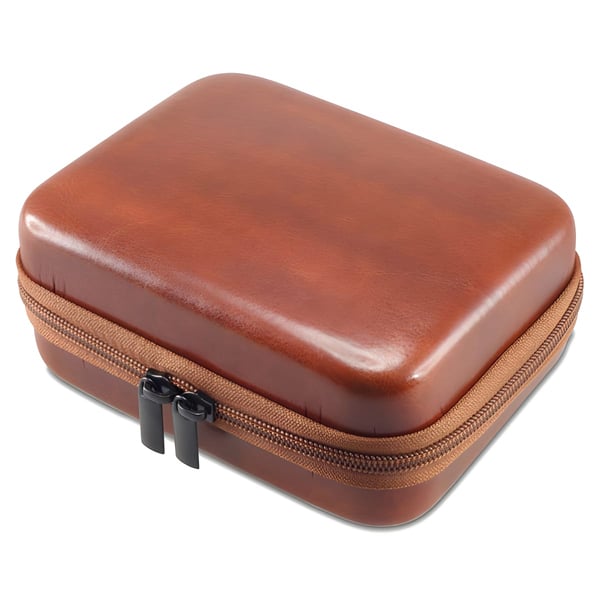 תיק עור קלאסי בצבע חום