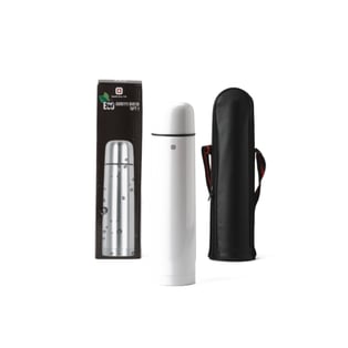 תרמוס נירוסטה 1 ליטר עם פאוץ׳ - מתנה עסקית יוקרתית