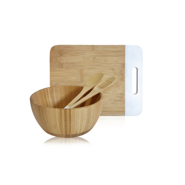 סט סלט יוקרתי מבמבוק