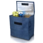 צידנית אישית מבד דו גווני עם סגירת סקוטש