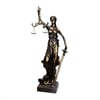 Copper Lady Justice Statue with Unique Design