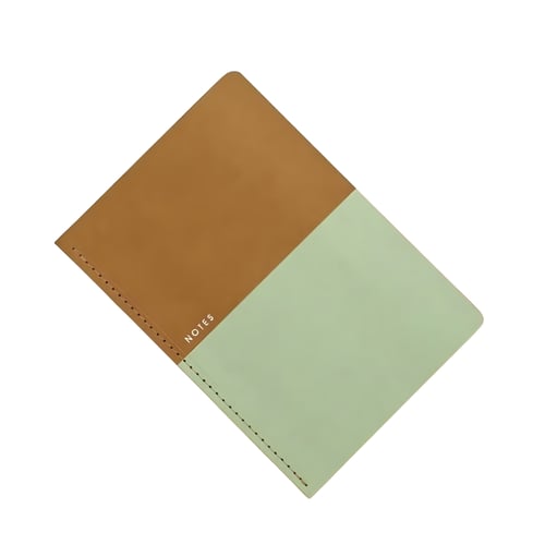 מחברת מעוצבת בכריכה רכה עם עמודים חלקים