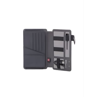 תיק עסקים POLOSWISS עם מטען אלחוטי ופאוור בנק