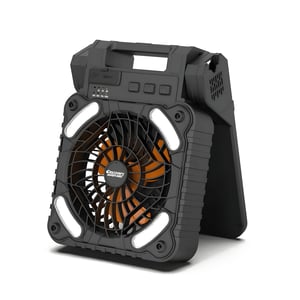 Advanced Portable Solar Fan with Light from Discovery