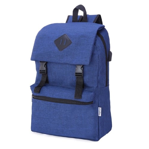 תיק גב למחשב עם עיצוב מודרני ושקע USB