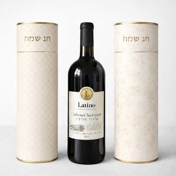 Latino Wine Bottle - Premium Gift for Celebrations