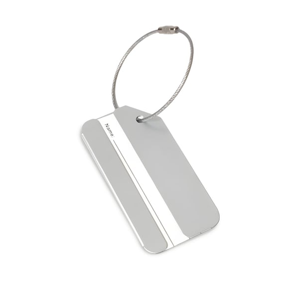 Unique Metal Luggage Tag with Classic Design
