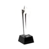 Elegant Star-Shaped Crystal Stand