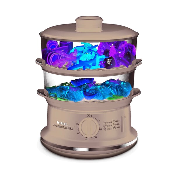 TEFAL 6L Steamer for Healthy Cooking - 900W Power