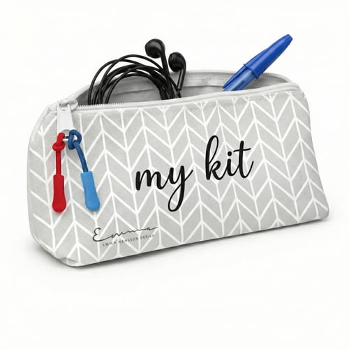 Pyramid-Style Custom Toiletry Bag