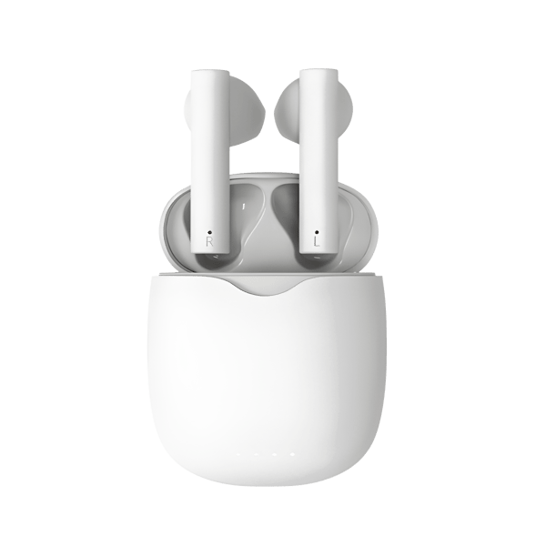 Premium White Wireless Earbuds by MIRACASE