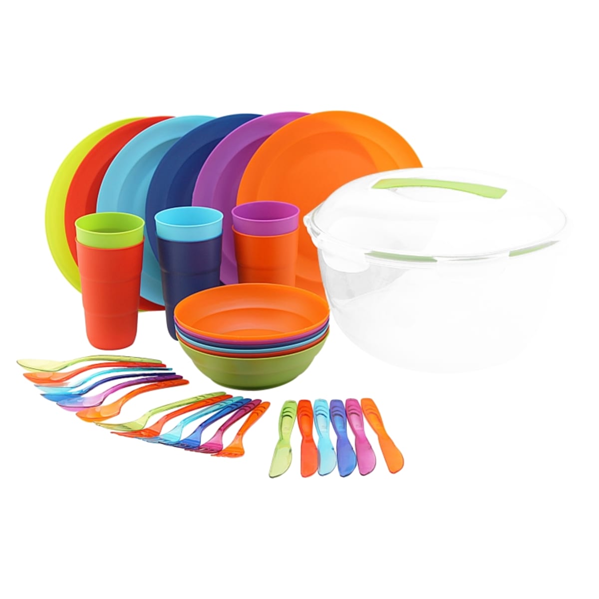 ערכת פיקניק רב פעמית מושלמת ל-6 אנשים