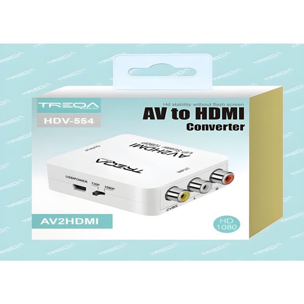 ממיר AV ל-HDMI TREQA באיכות גבוהה