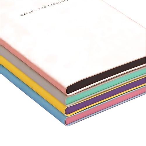 מחברת מעוצבת עם כריכת PU צבעונית ורכה