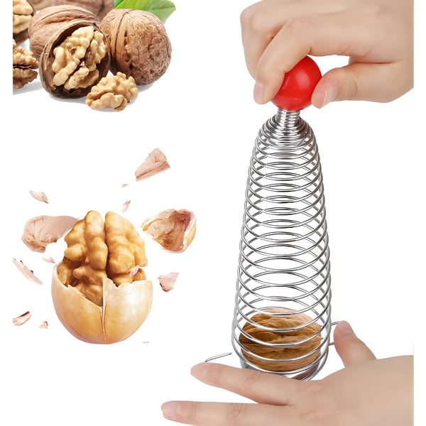 מפצח אגוזים חזק ומדויק - קפיץ מחדש