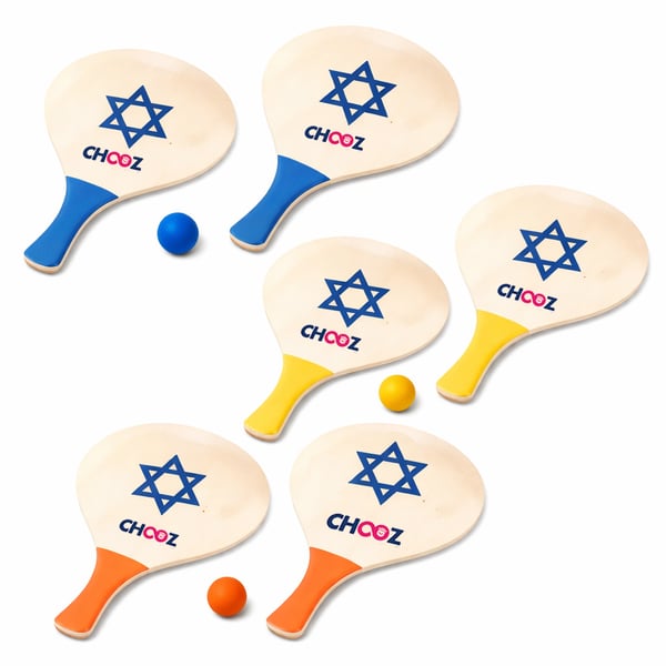 סט מטקות עץ איכותי עם כדור לכל גיל