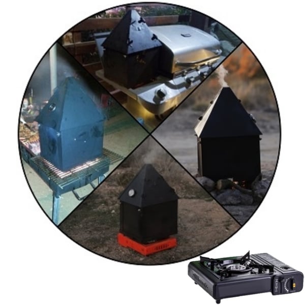 Outdoor Cooking Set with Smoker - Unique Cooking Experience