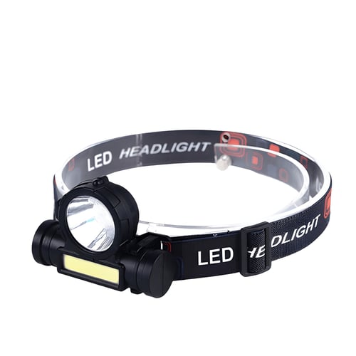 FORCELIGHT Rechargeable Professional Headlamp with COB Lighting