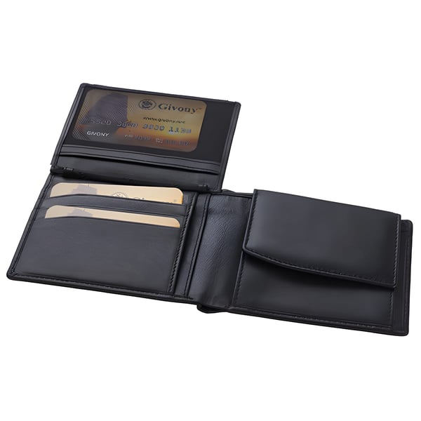 Luxury Men's Leather Wallet with Card and Coin Slots - Gavoni