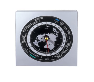 שעון עולמי - מתנה מהודרת שכוללת כל העולם