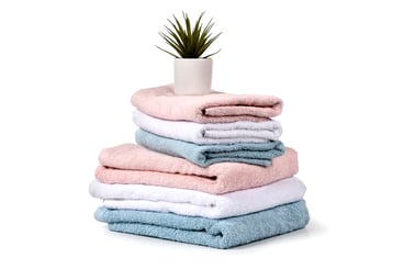 מגבת איכותית 75X140 PIPPA לבן מבית FOXHOME