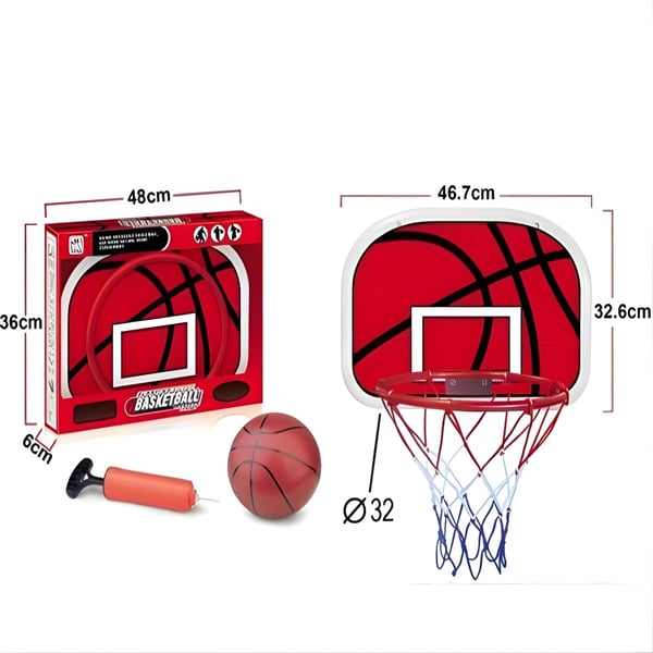 Door-Mount Basketball Hoop - Perfect Home Play Experience