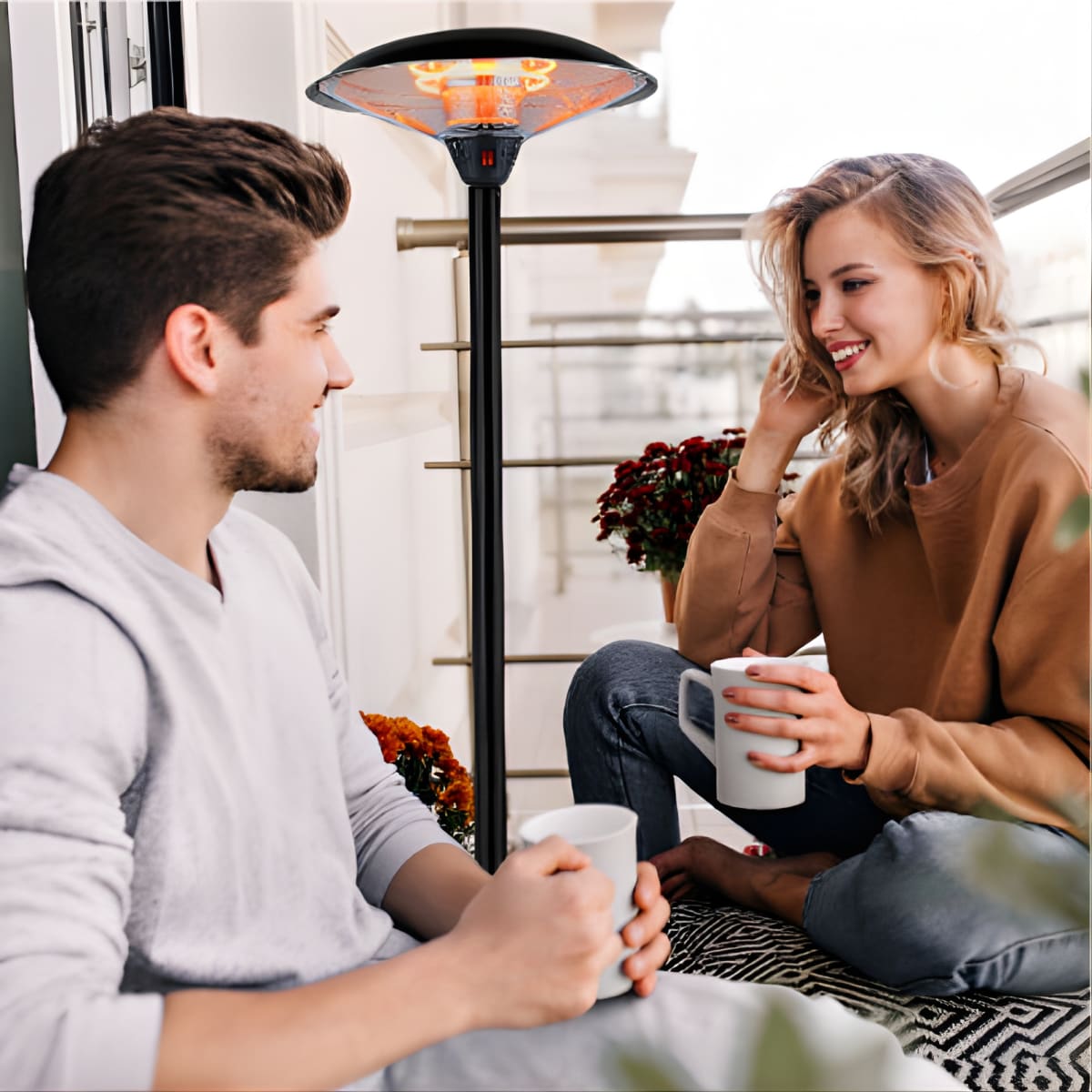 פטריית חימום 3000W איכותית ומוגנת מים - אידאלית לחימום כל חלל