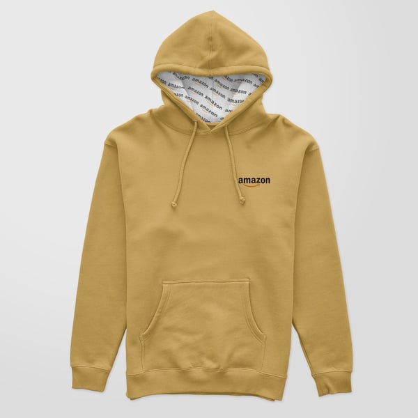 Stylish Hoodie with Colorful Inner Branding