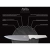 Premium Knife Set with Wooden Cutting Board - 6 Pieces