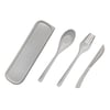 סט כלים לאוכל אלגנטי כולל מזלג, כף וסכין