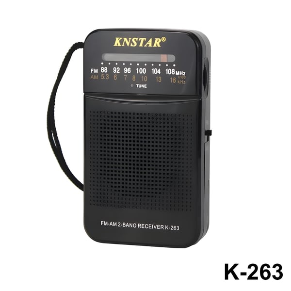 KNSTAR Modern Portable AM/FM Radio