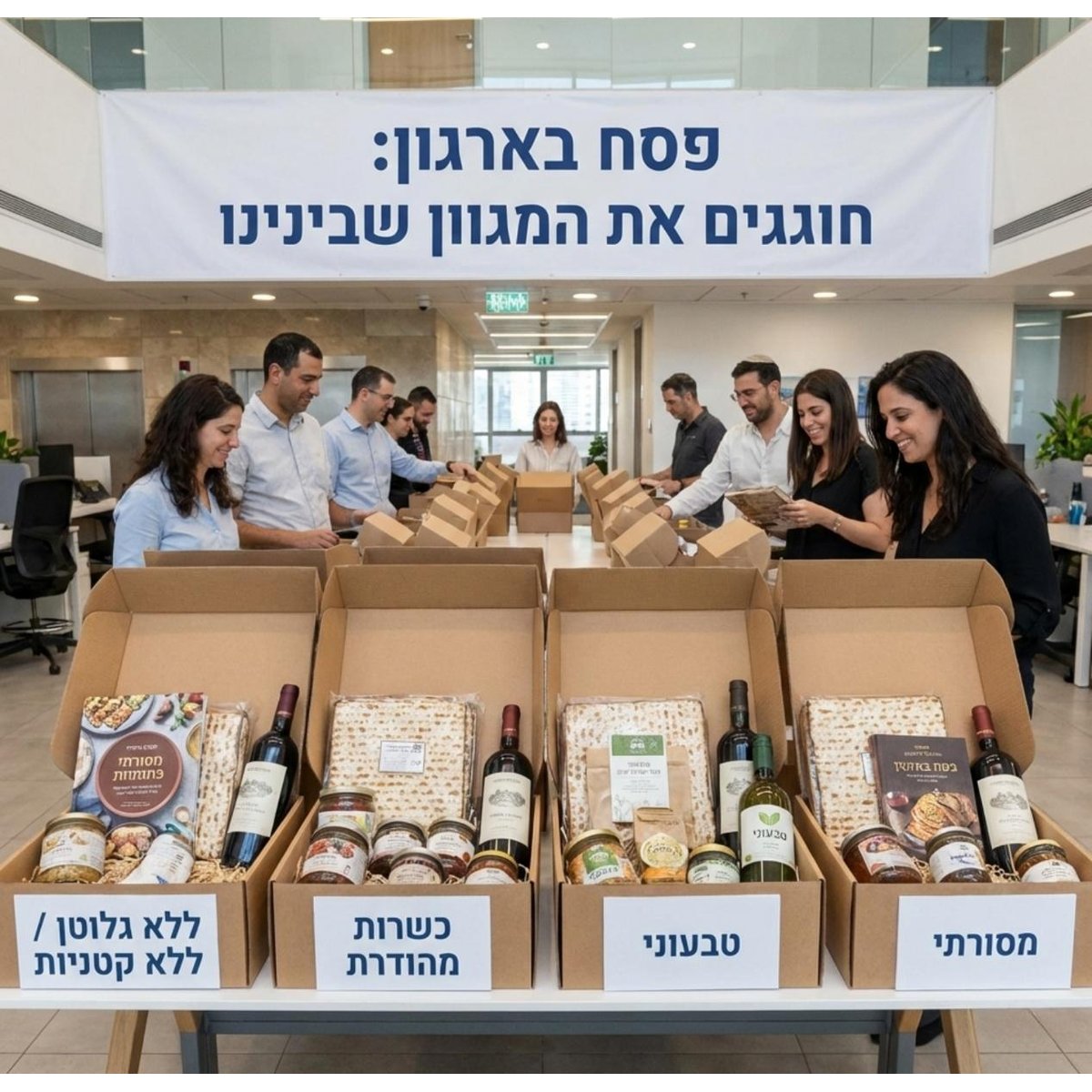 פסח בארגון גדול איך מתמודדים עם שונות ורגישות