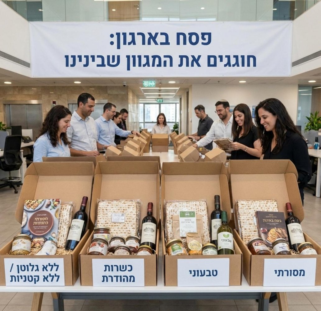 פסח בארגון גדול איך מתמודדים עם שונות ורגישות