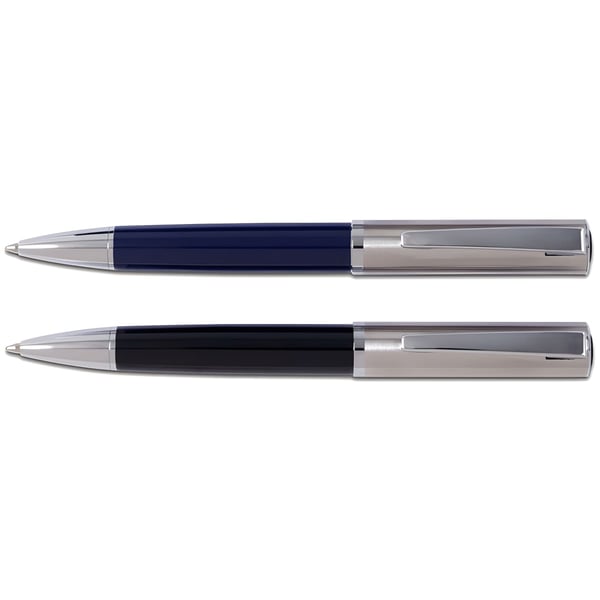 Diplomat Luxurious Metal Ballpoint Pen with Half Silver Finish